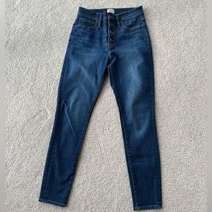 Jcrew high rise skinny jeans